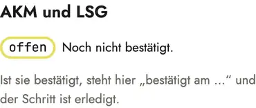 Bildschirmfoto aus dem Cockpit: AKM und LSG